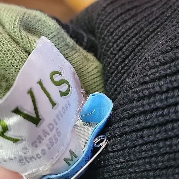 Orvis Mechanic's Foul-weather Vest Ribbed Knit Zip-Up Black SZ M - Picture 5 of 8